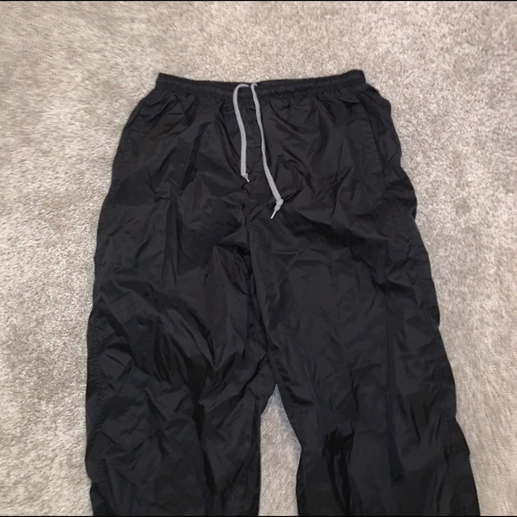 Foot Locker Black Nylon Track pants size XL - Picture 3 of 7